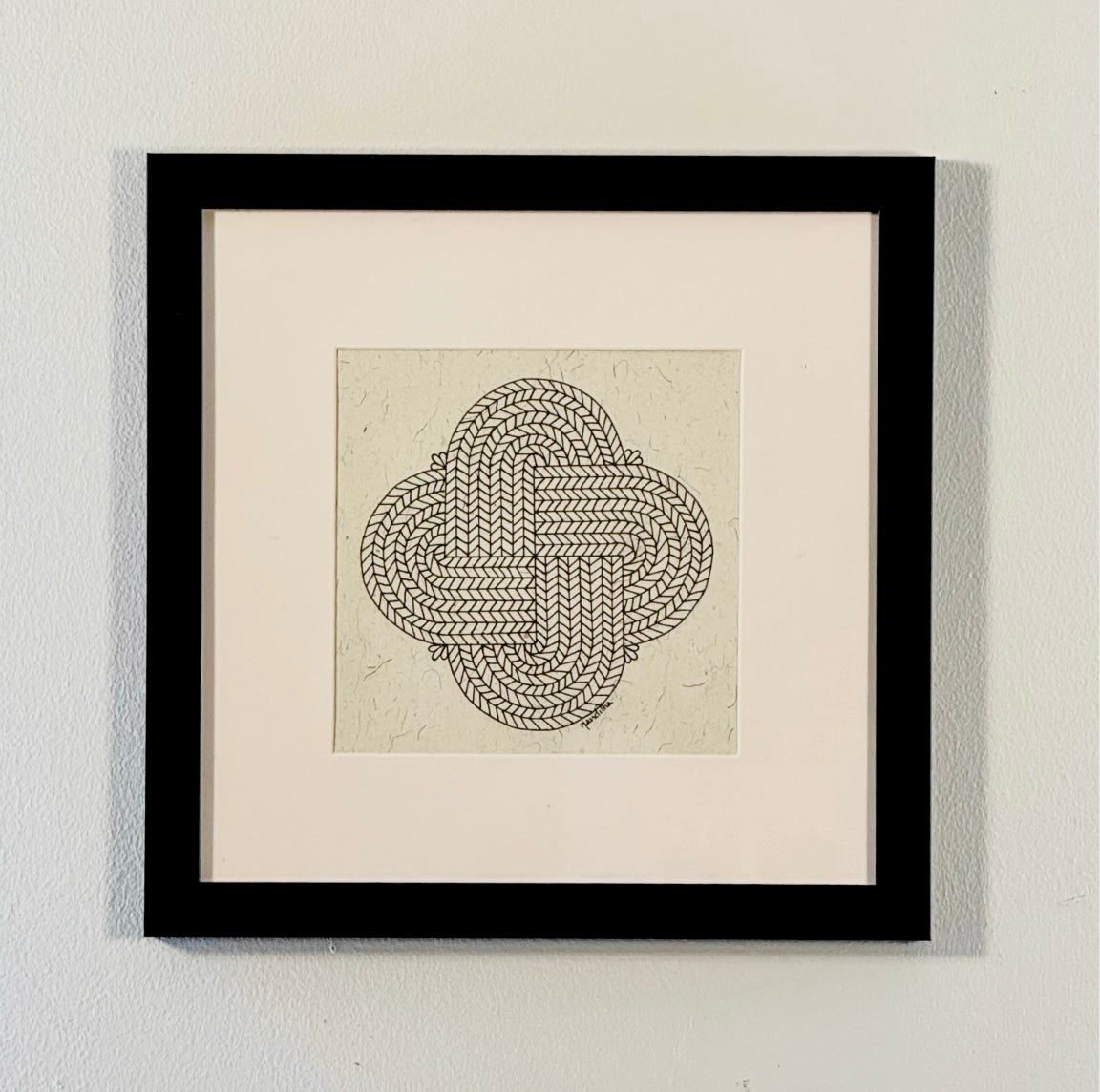 Handcrafted Chittara art wall decor featuring intricate geometric patterns and traditional motifs from Karnataka’s folk heritage.