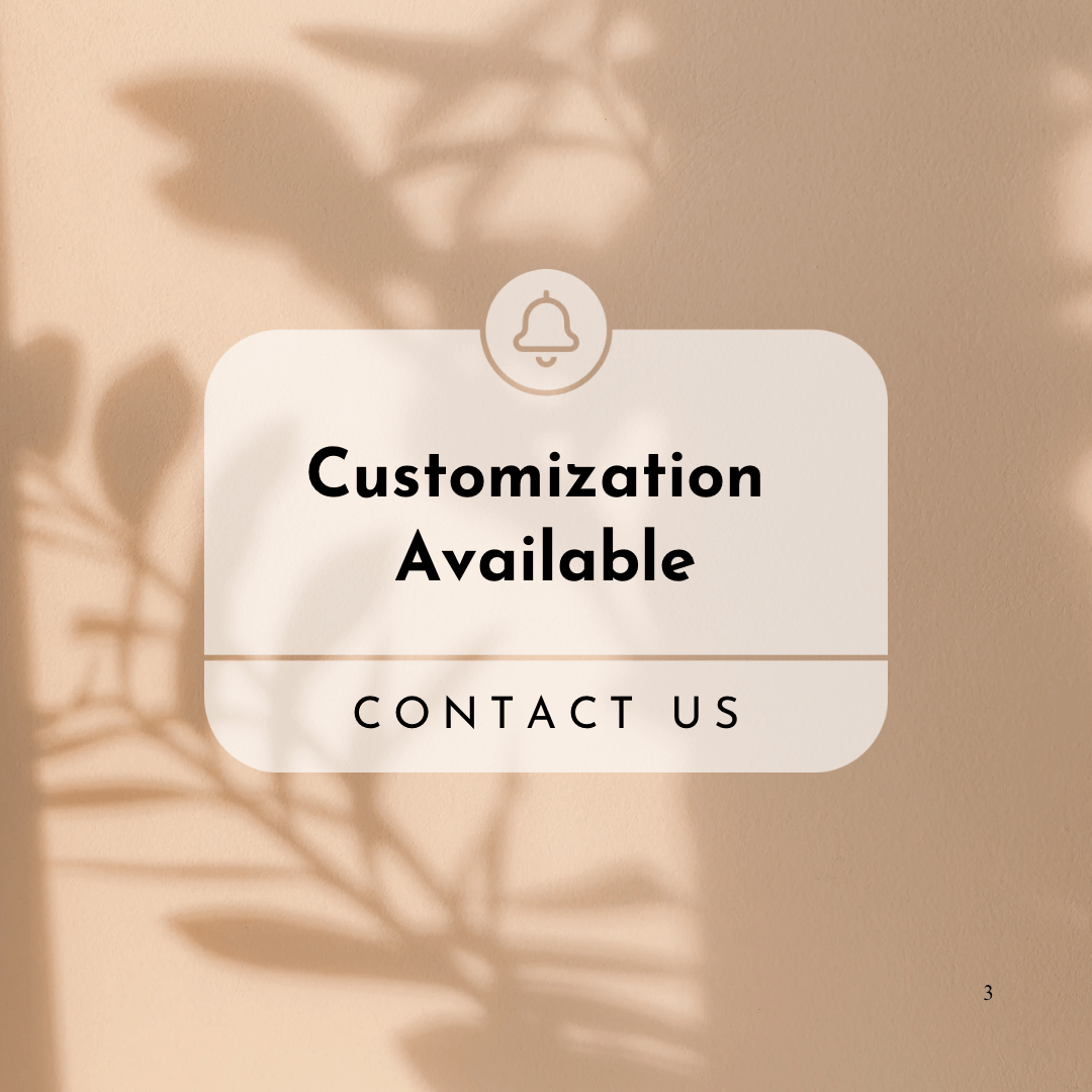 Customization available for House of Saaj’s handcrafted products, offering personalized options to make each piece uniquely yours.