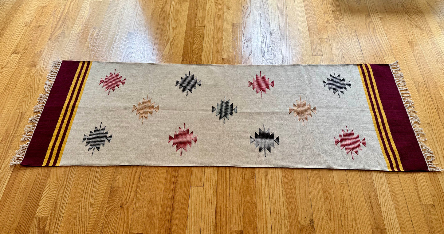 Warangal Dhurrie | Handwoven Flatweave Rug from India