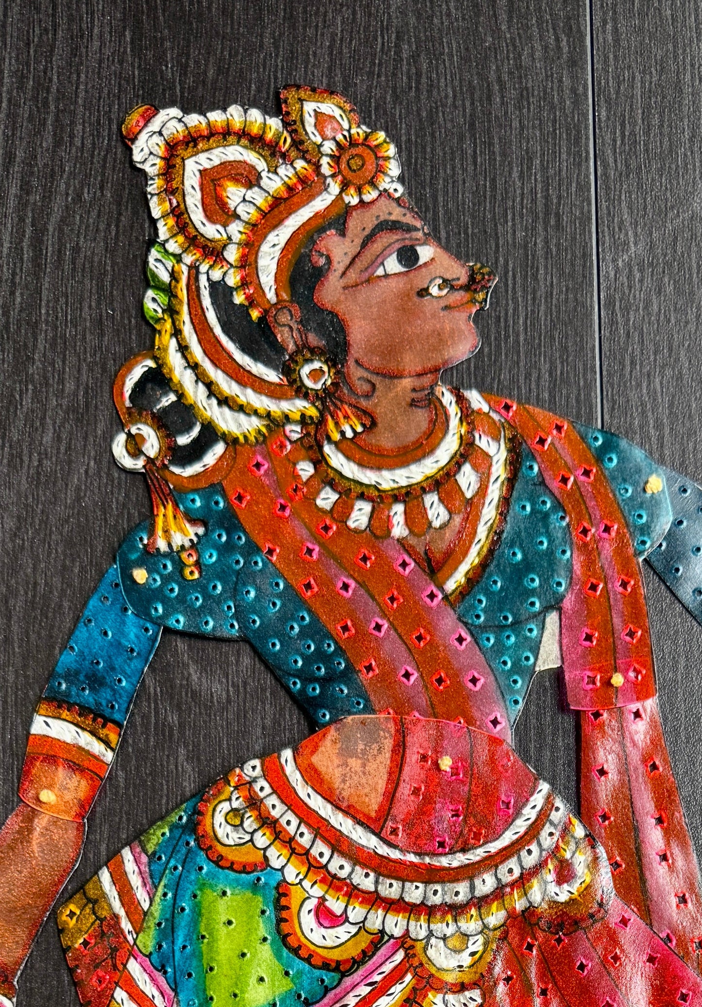 Tholu Bommalata Leather Puppets – Ram, Sita & Hanuman
