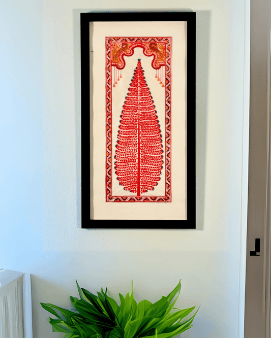 Authentic Pattachitra art, hand-painted with traditional Indian motifs from Odisha.