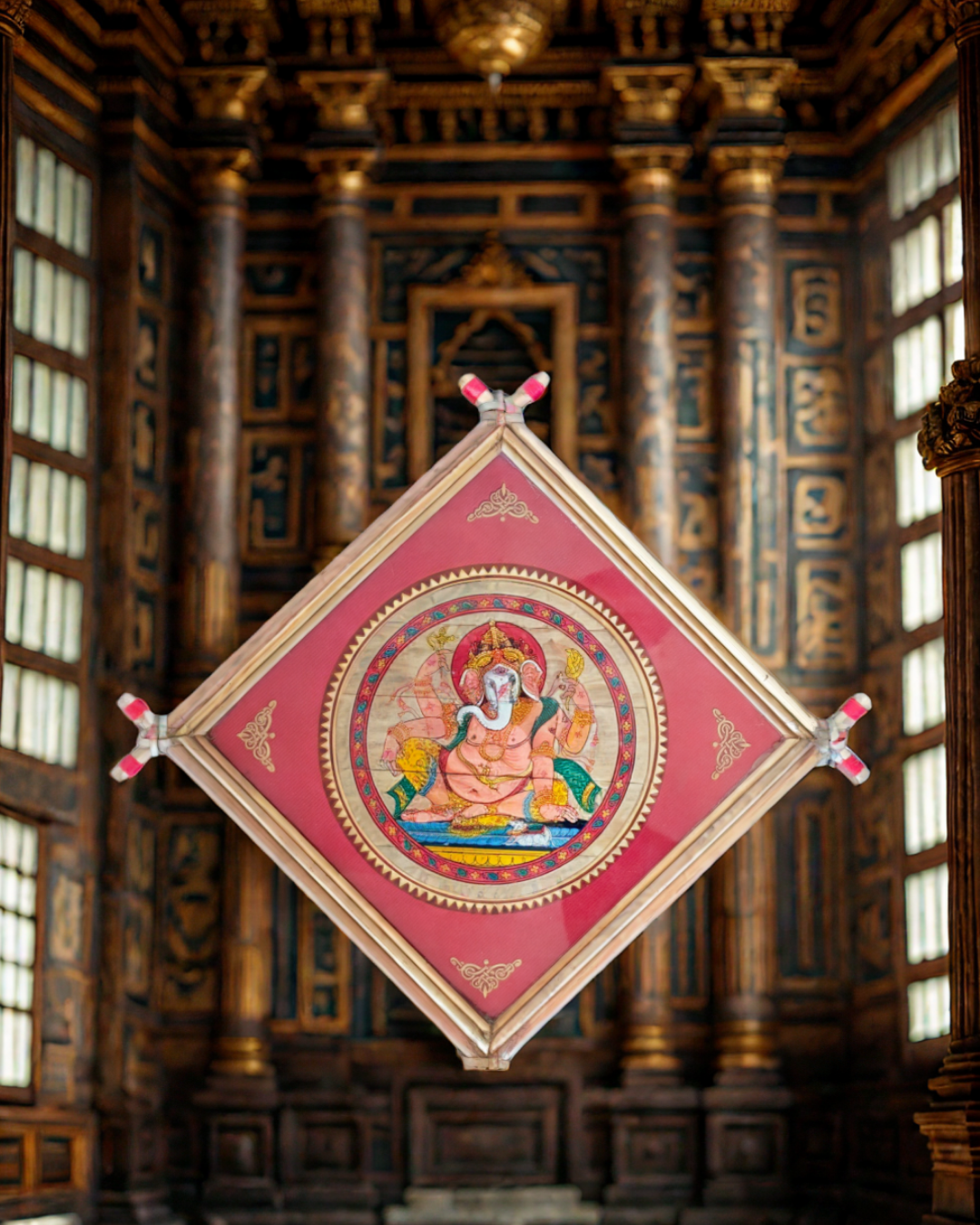 Authentic Pattachitra art, hand-painted with traditional Indian motifs from Odisha.