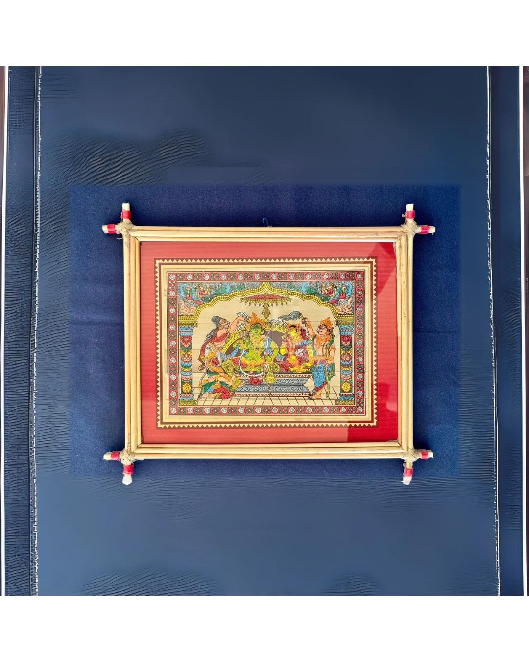 Authentic Pattachitra art, hand-painted with traditional Indian motifs from Odisha.