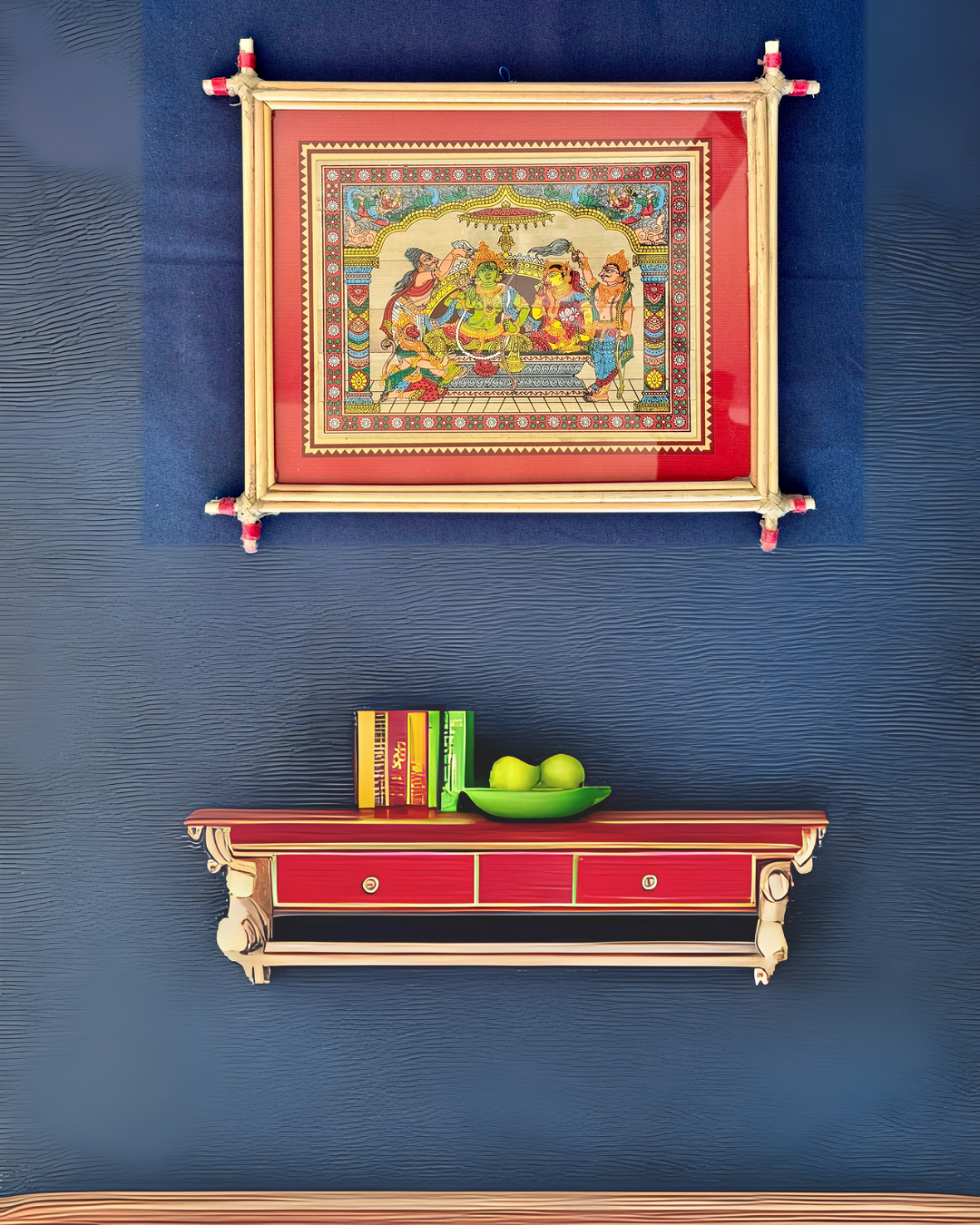 Authentic Pattachitra art, hand-painted with traditional Indian motifs from Odisha.