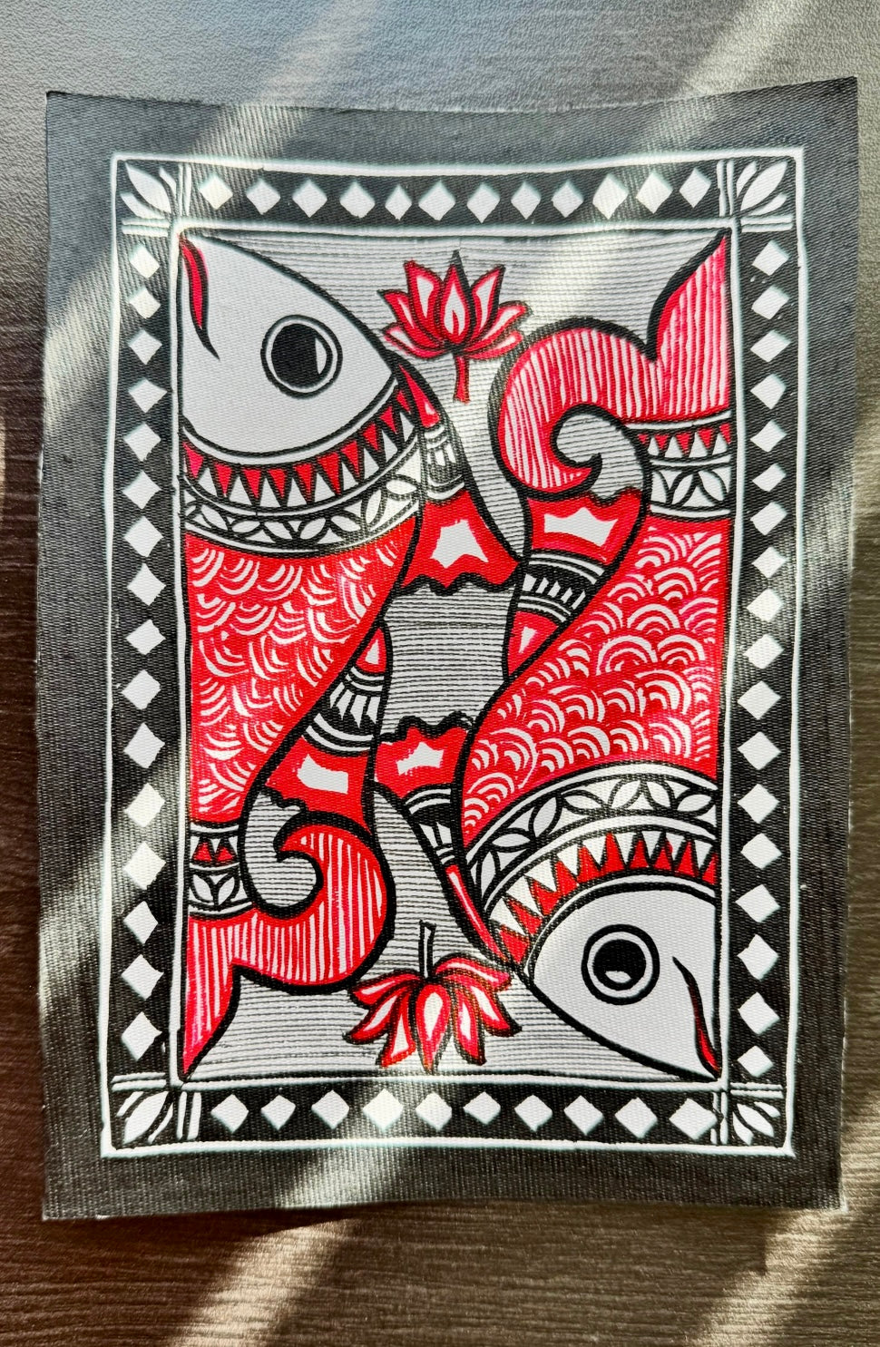 Charming small-sized Madhubani art paintings, featuring intricate hand-painted designs with vibrant colors and traditional motifs. A perfect blend of cultural heritage and artistic beauty to enhance your space.