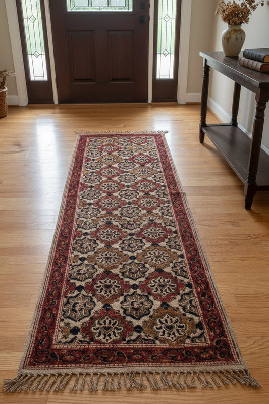 Warangal Rugs: When the Floor Carries Pattern in Two Languages