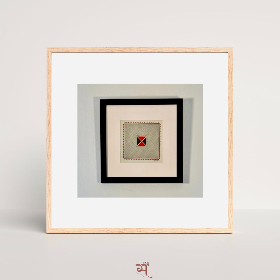 Rekha : Handcrafted Chittara Wall Art
