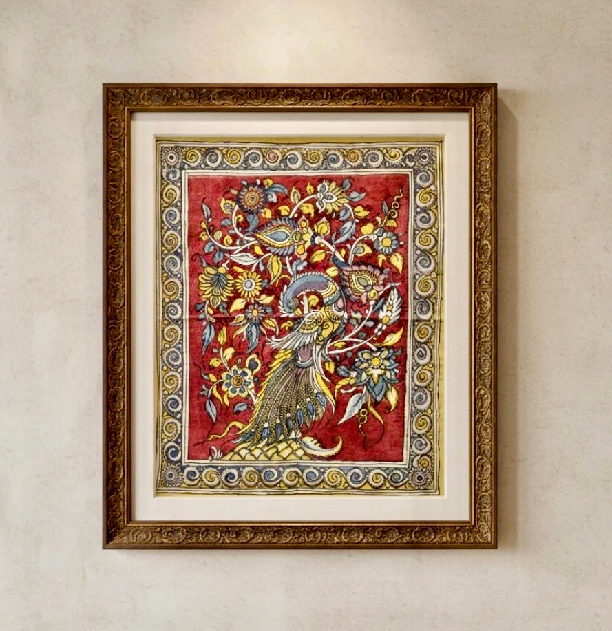 Pen Kalamkari art painting 