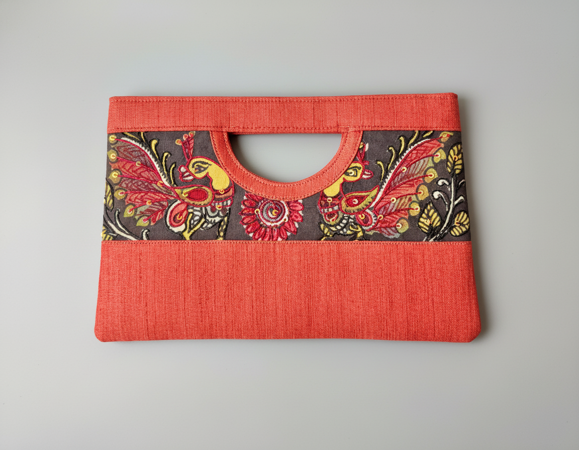 Kalamkari Art Hand painted Evening Bags