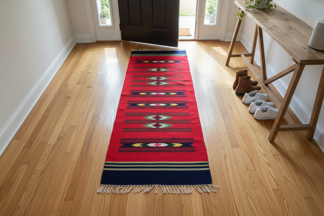 Warangal Dhurrie | Handwoven Flatweave Rug from India