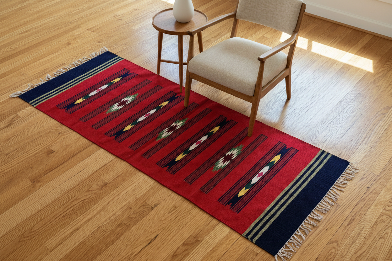 Warangal Dhurrie | Handwoven Flatweave Rug from India