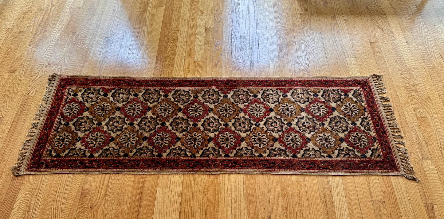 Warangal Kalamkari Dhurrie Rug from Telangana, India - Coming soon…