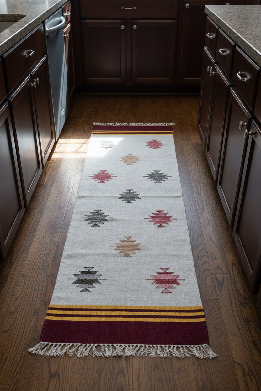 Warangal Dhurrie | Handwoven Flatweave Rug from India