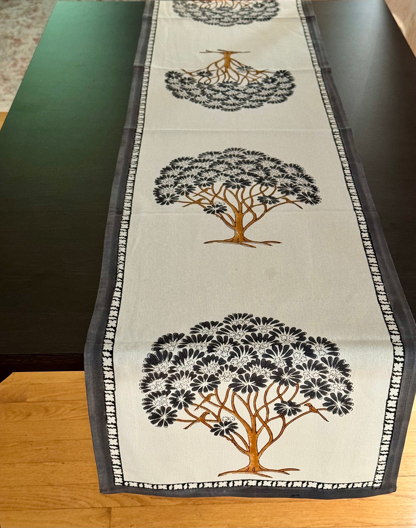 Hand Block Printed Table Runner