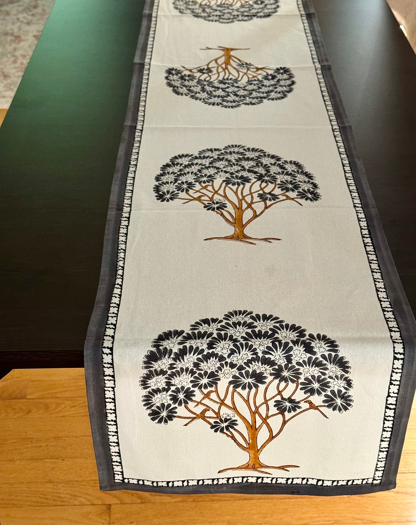 Hand Block Printed Table Runner