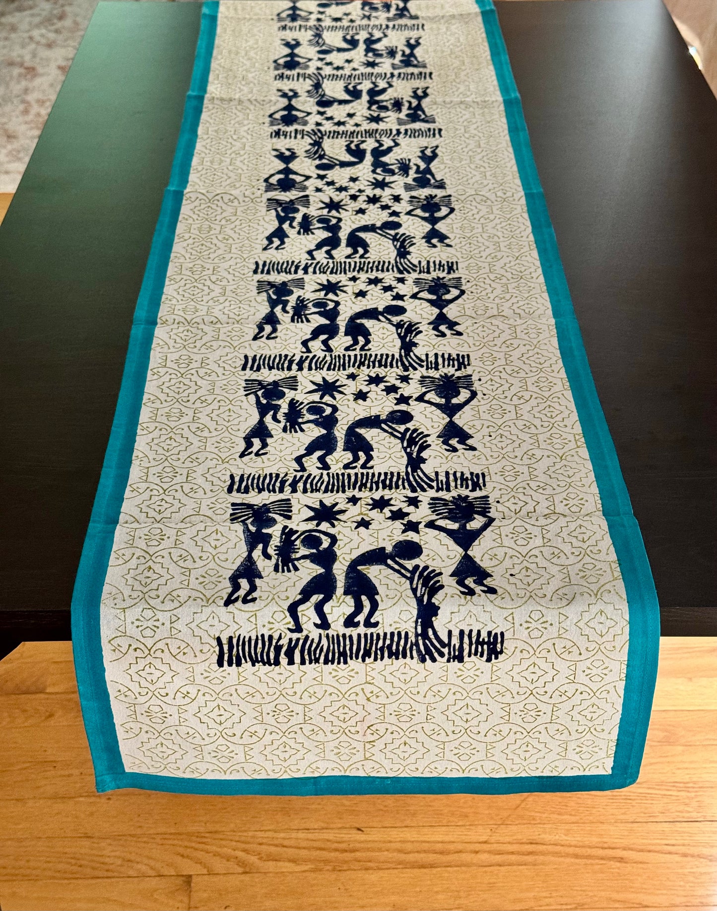 Hand Block Printed Table Runner