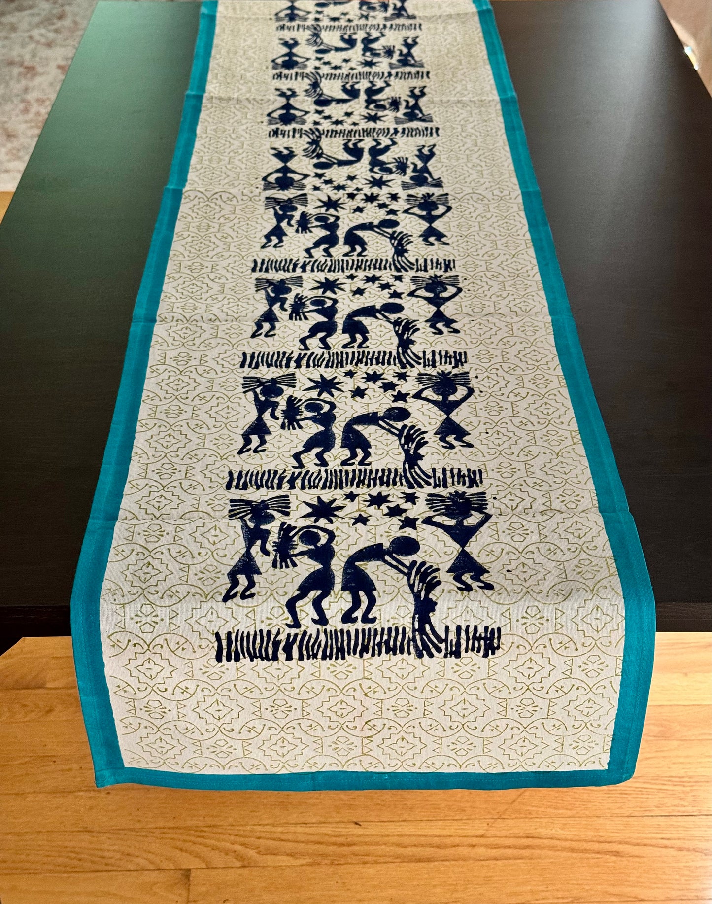 Hand Block Printed Table Runner