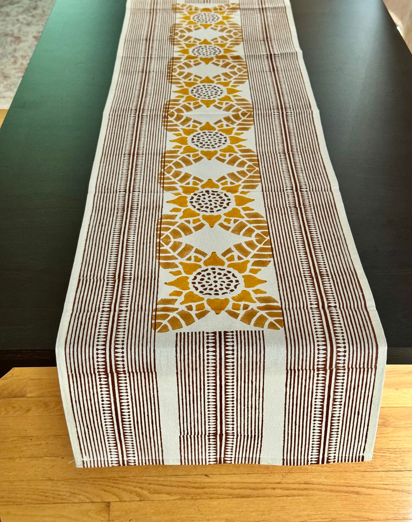 Hand Block Printed Table Runner