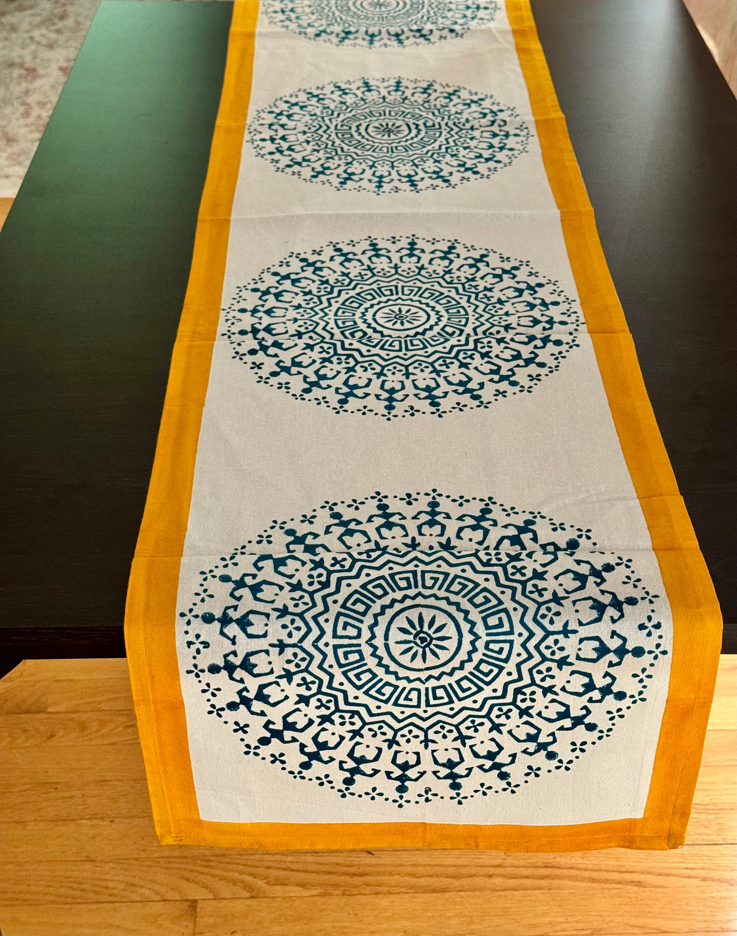 Hand Block Printed Table Runner