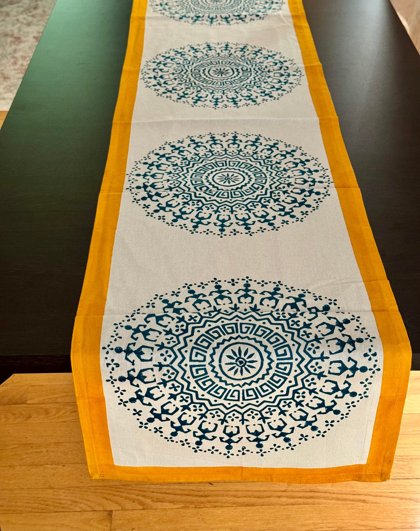 Hand Block Printed Table Runner