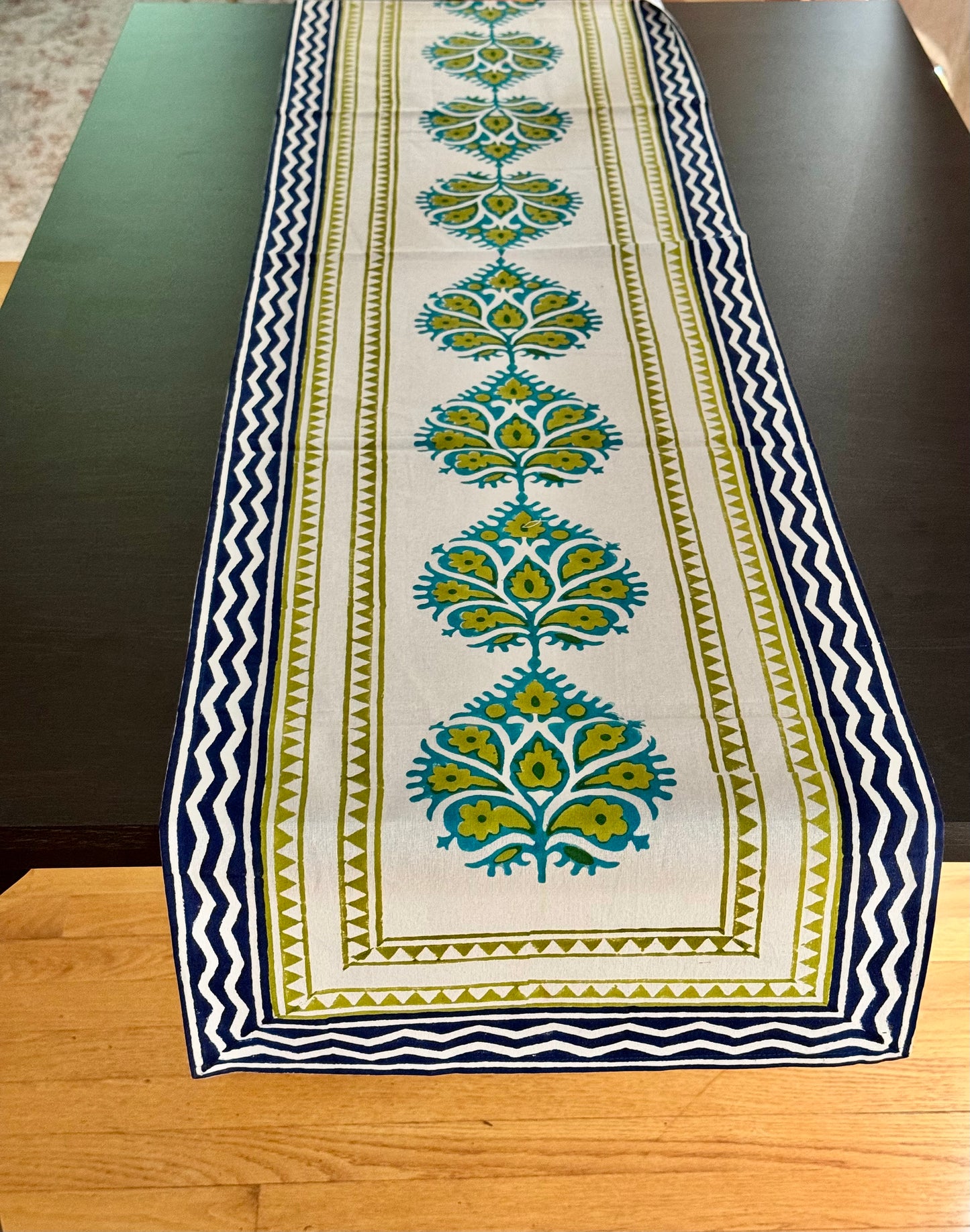 Hand Block Printed Table Runner