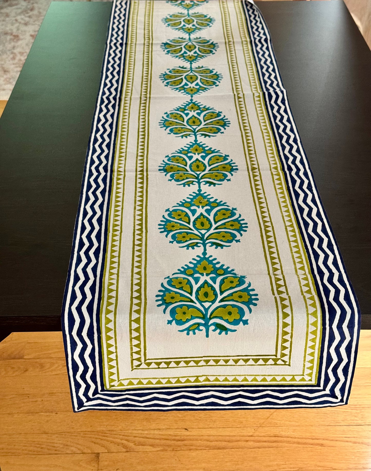 Hand Block Printed Table Runner