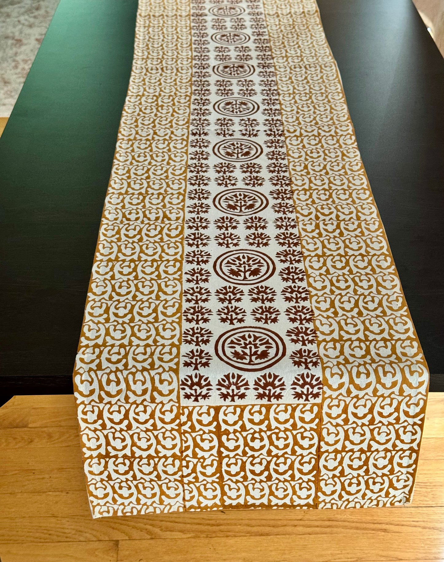 Hand Block Printed Table Runner