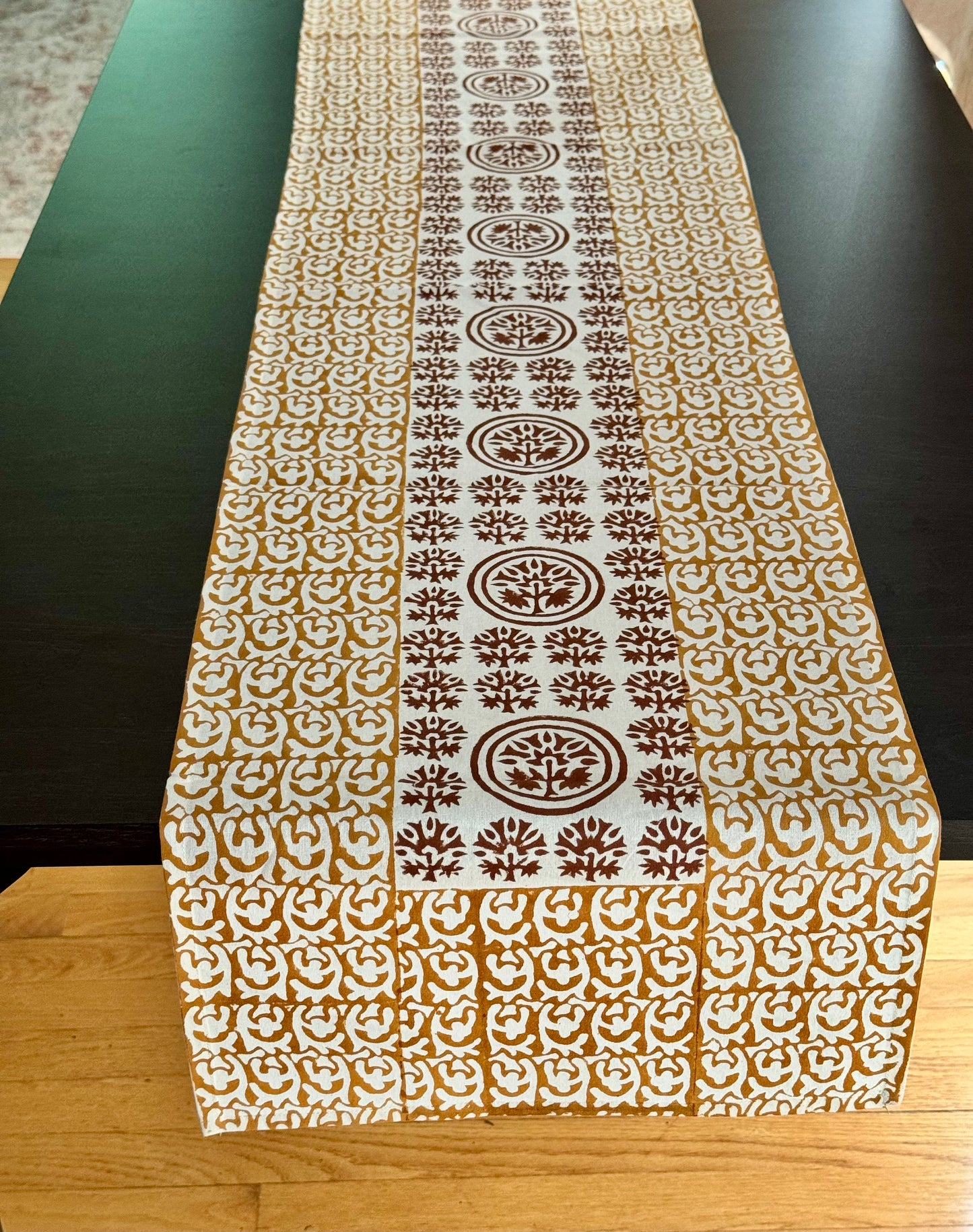 Hand Block Printed Table Runner