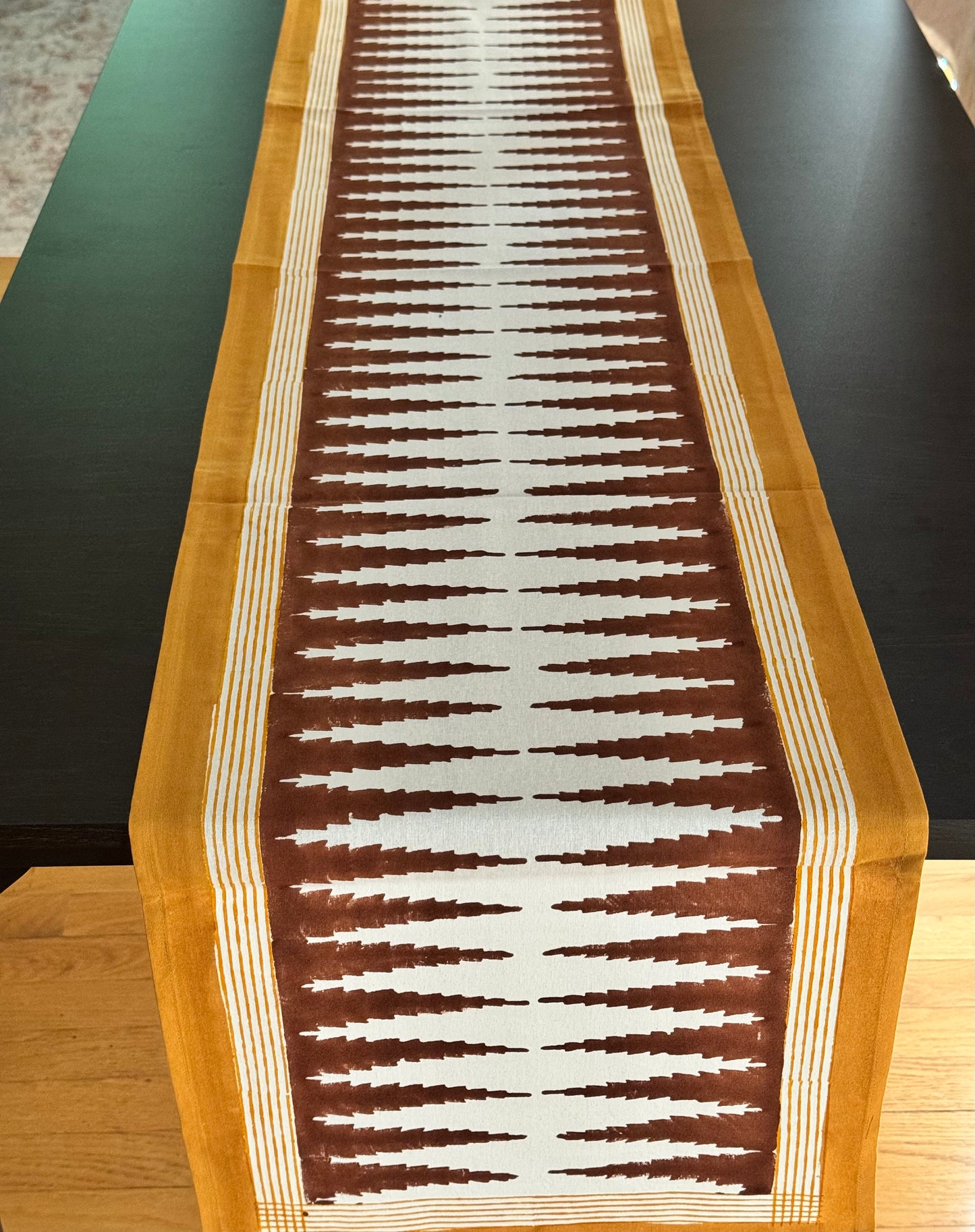 Hand Block Printed Table Runner