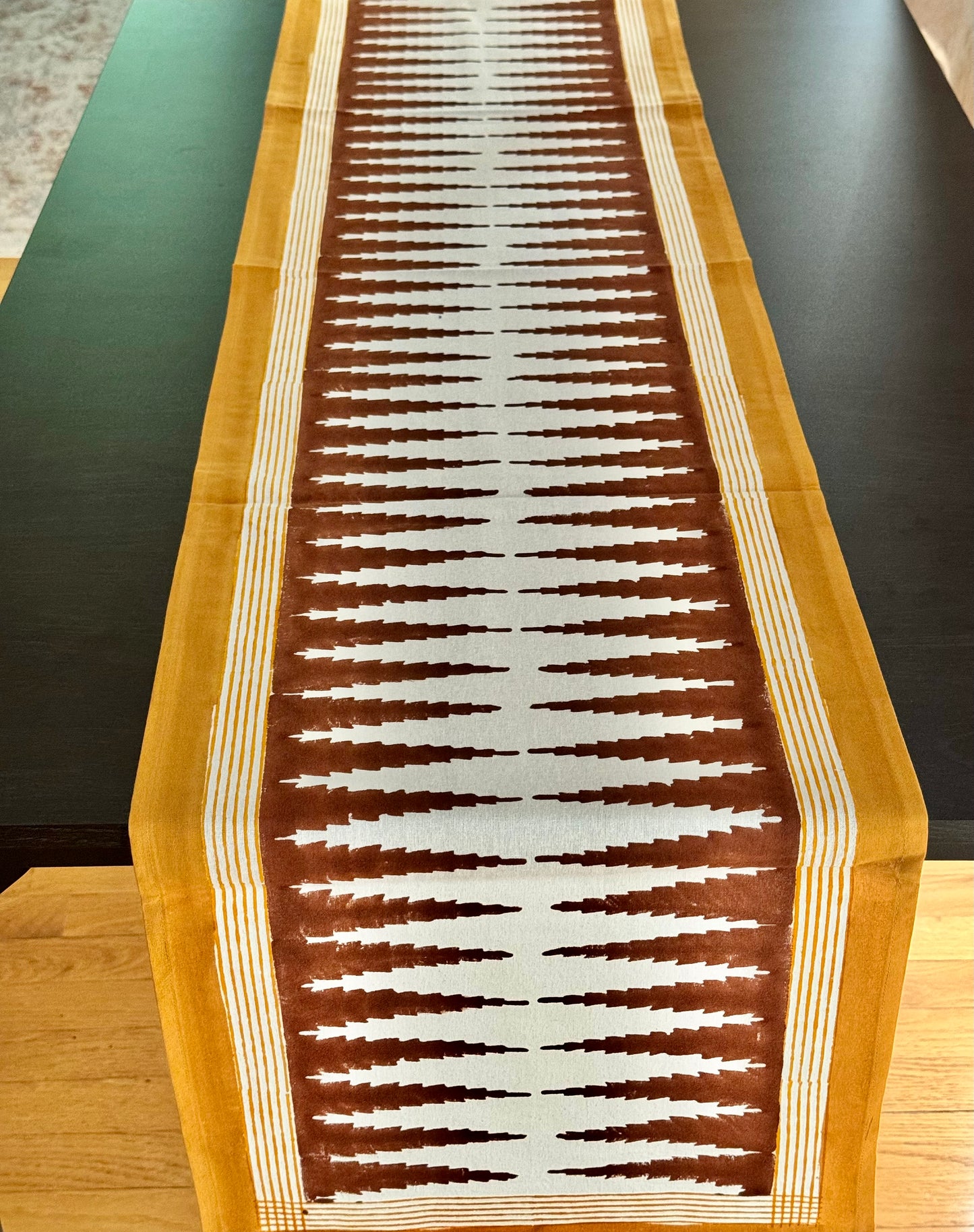 Hand Block Printed Table Runner