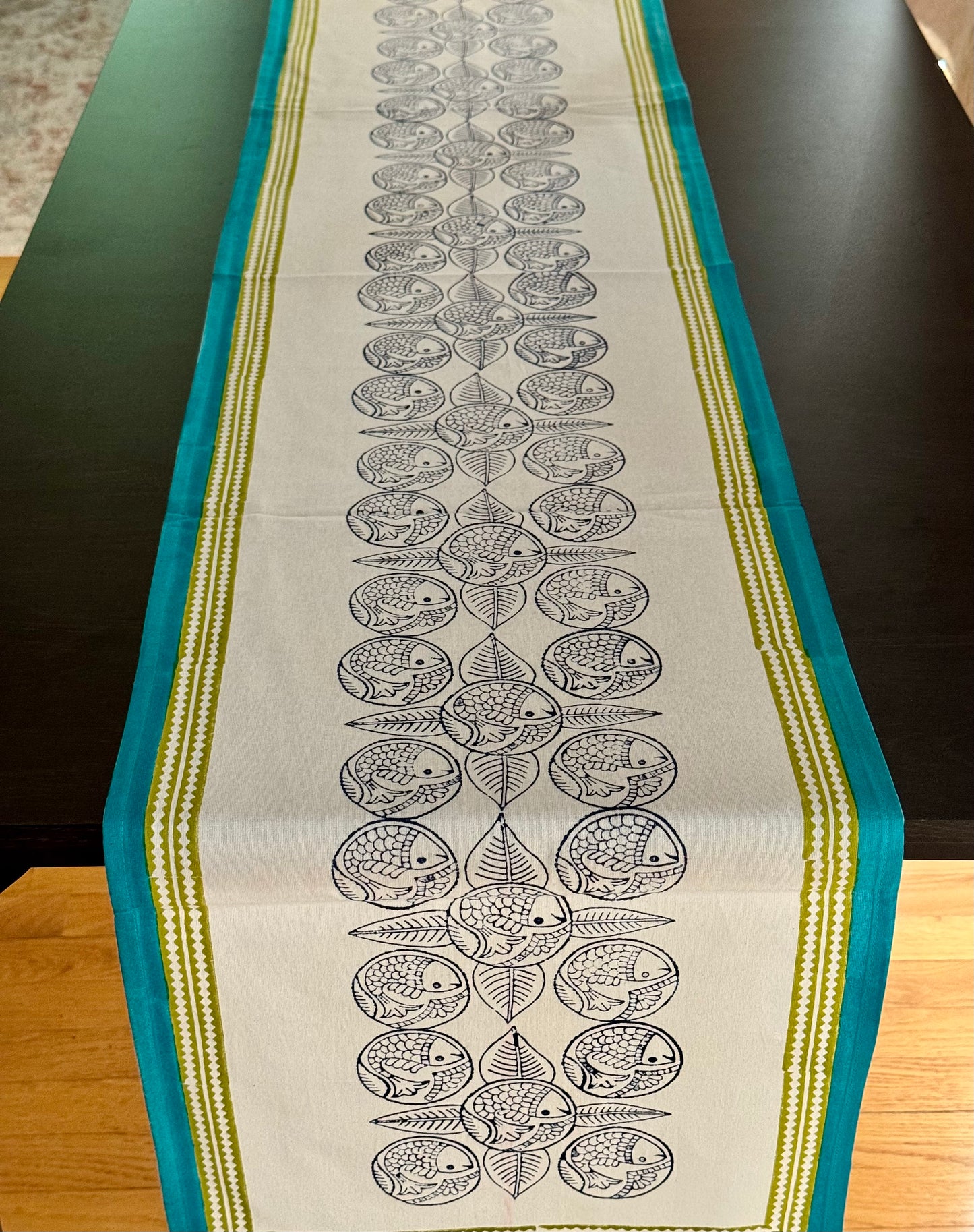 Hand Block Printed Table Runner