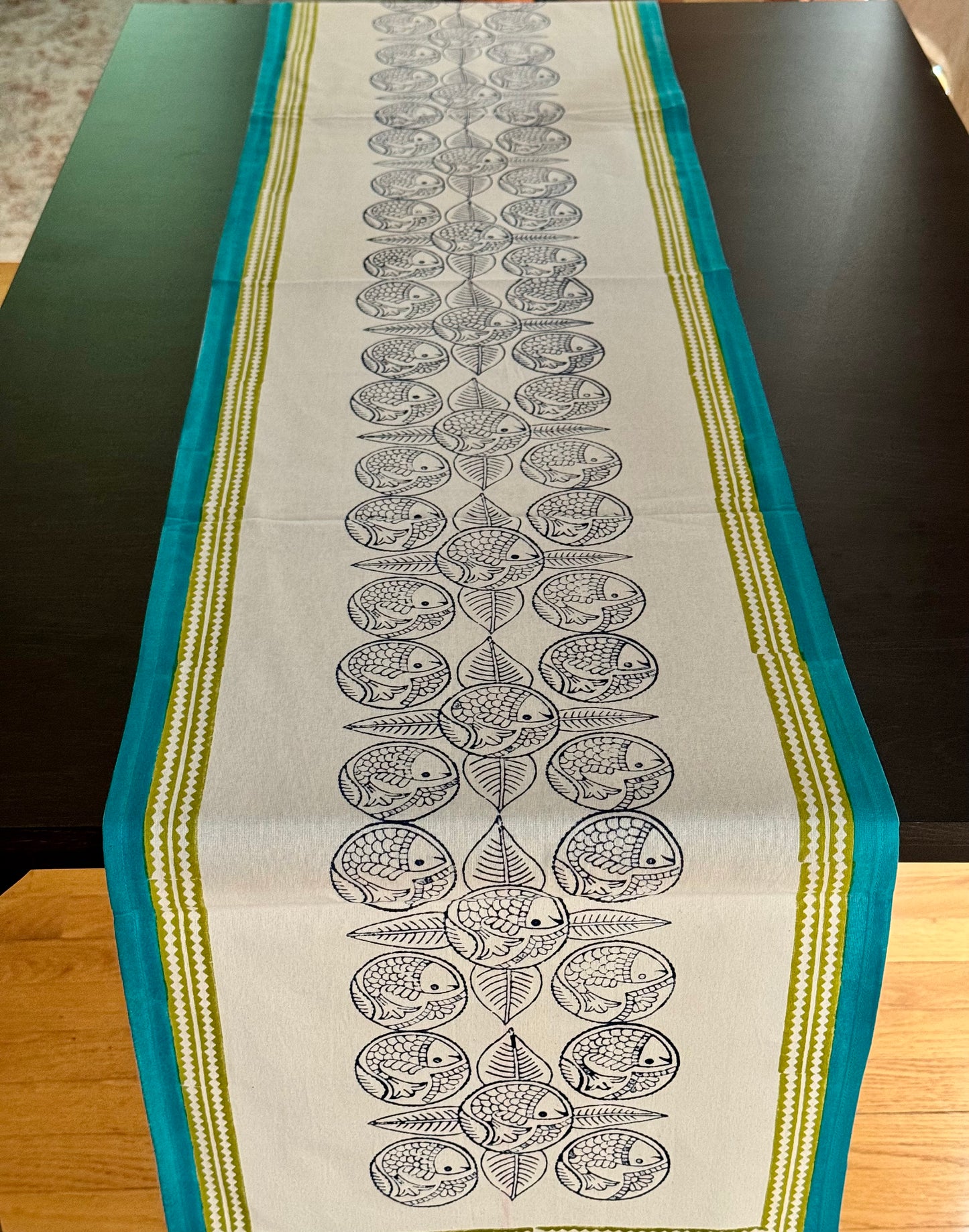 Hand Block Printed Table Runner
