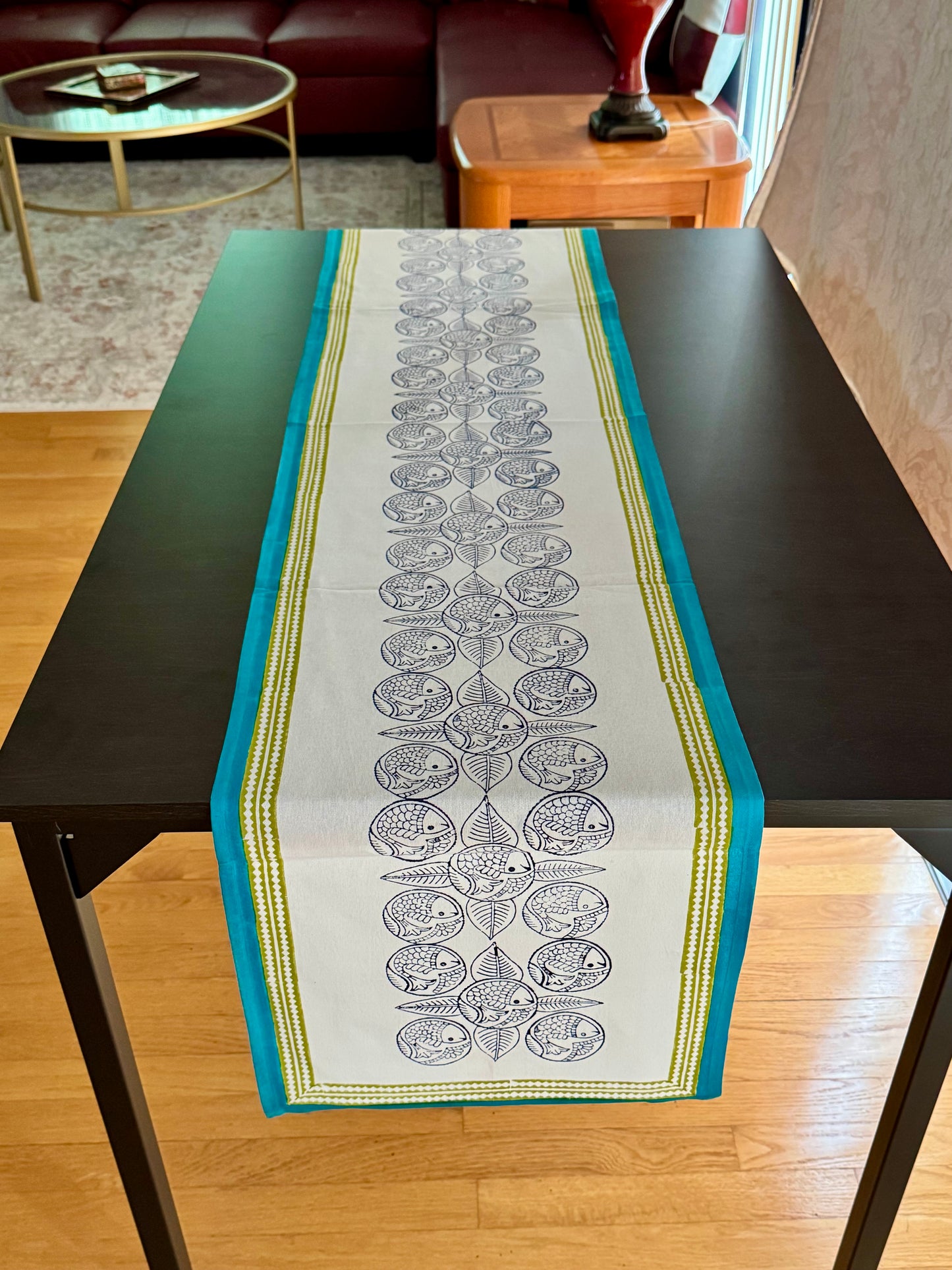Hand Block Printed Table Runner