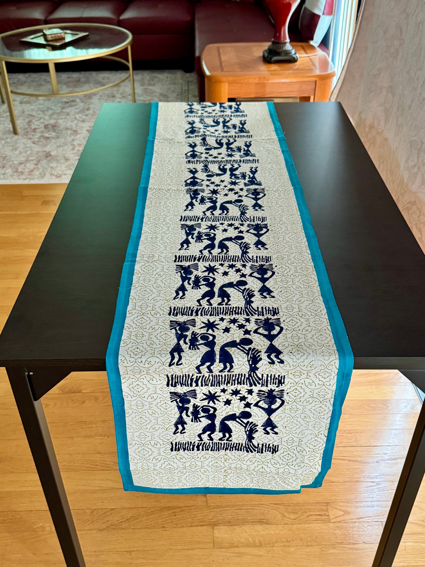 Hand Block Printed Table Runner