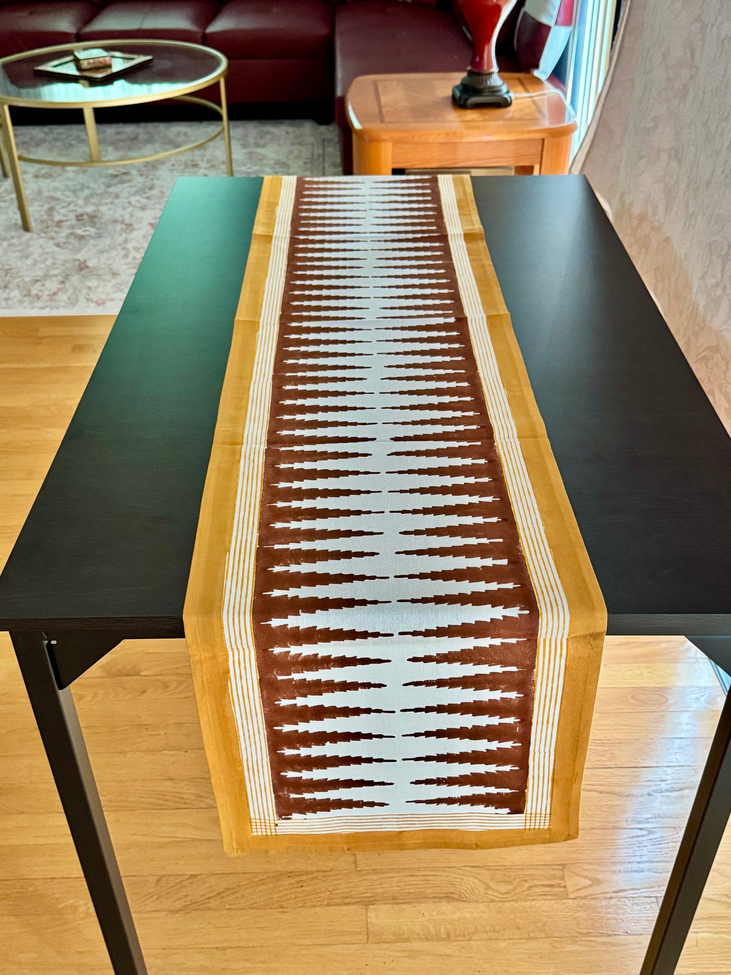 Hand Block Printed Table Runner