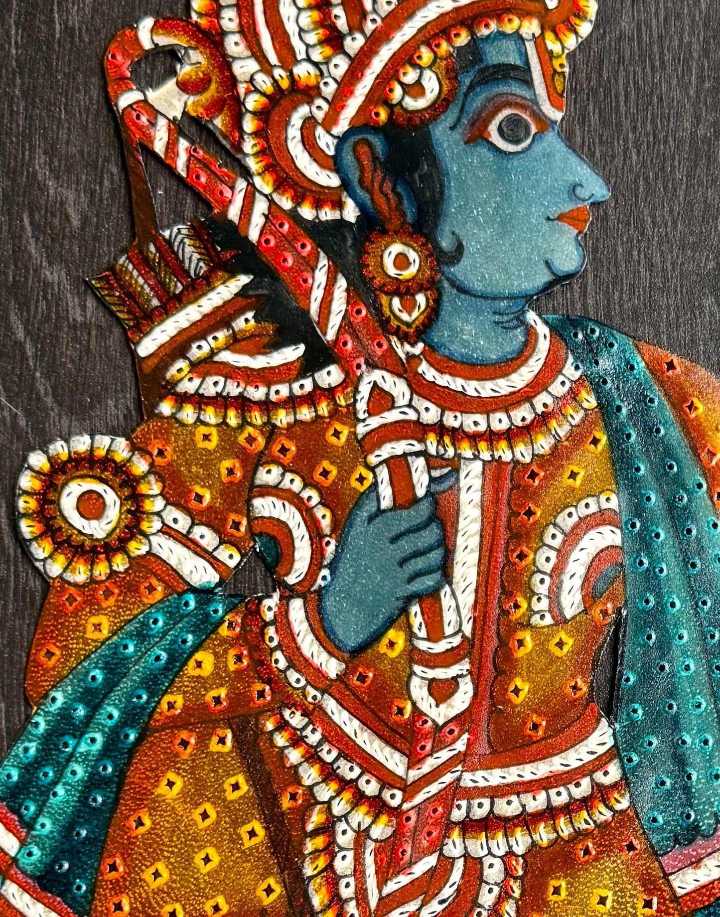 Tholu Bommalata Leather Puppets – Ram, Sita & Hanuman