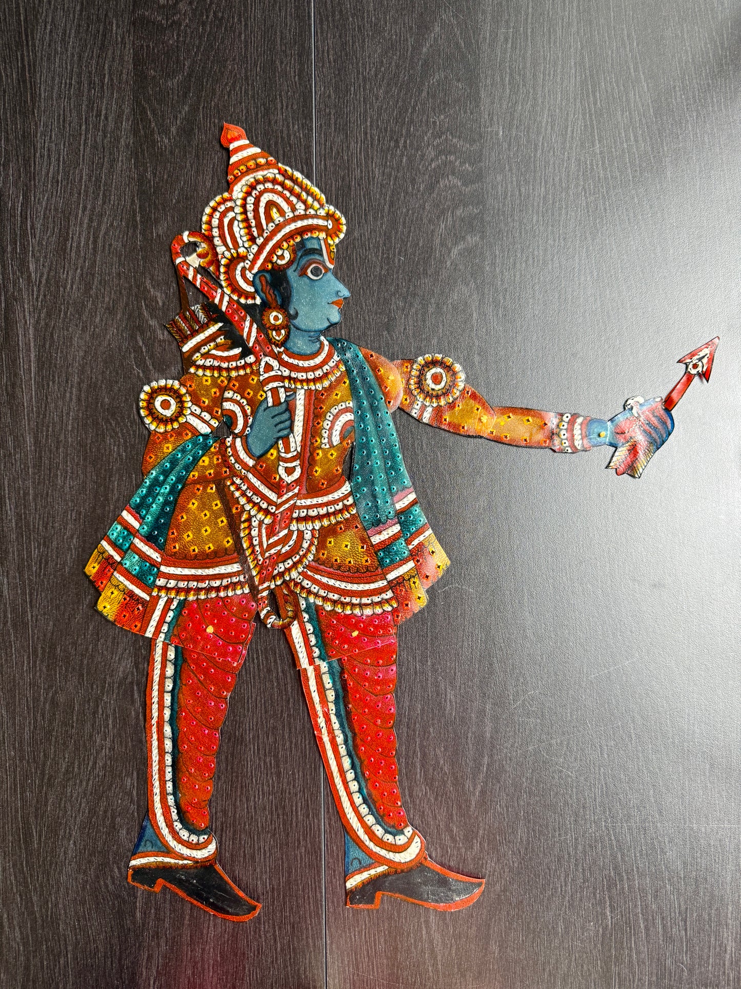 Tholu Bommalata Leather Puppets – Ram, Sita & Hanuman