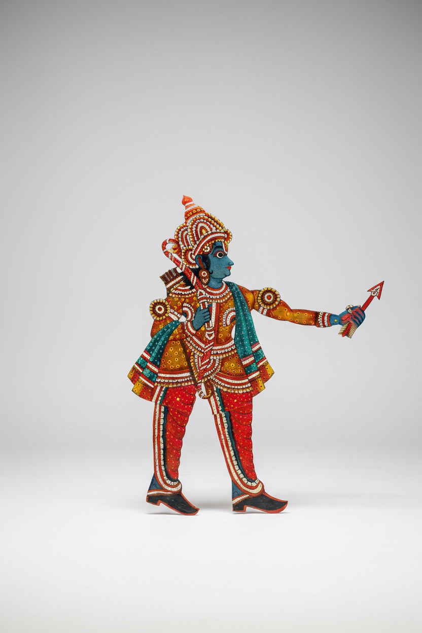 Tholu Bommalata Leather Puppets – Ram, Sita & Hanuman