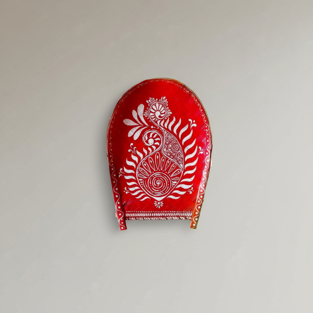 Alpona Art on Decorative Kulo Baskets