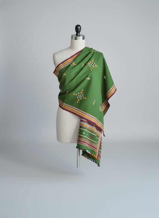 Handcrafted Kutchi Woolen Shawls