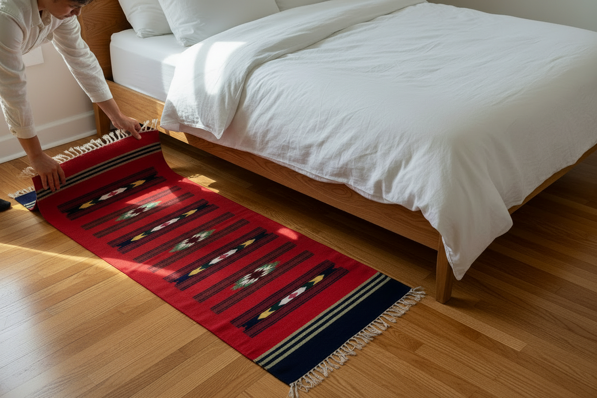Warangal Dhurrie | Handwoven Flat-weave Rug from Telangana